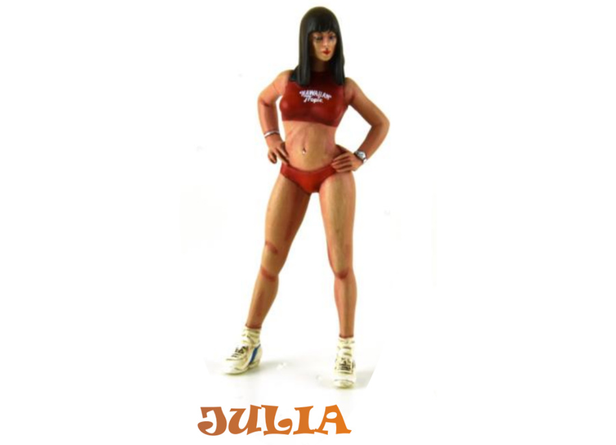 Figur Julia, Hawaiian Tropic girl Le Mans Miniatures 1:18