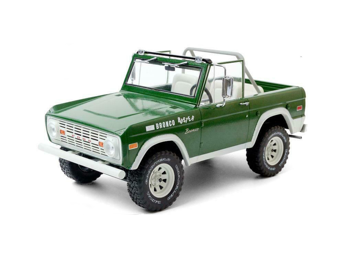 Ford Bronco 1970  *Buster*, Smokey and the Bandit 1977, green Greenlight 1:18