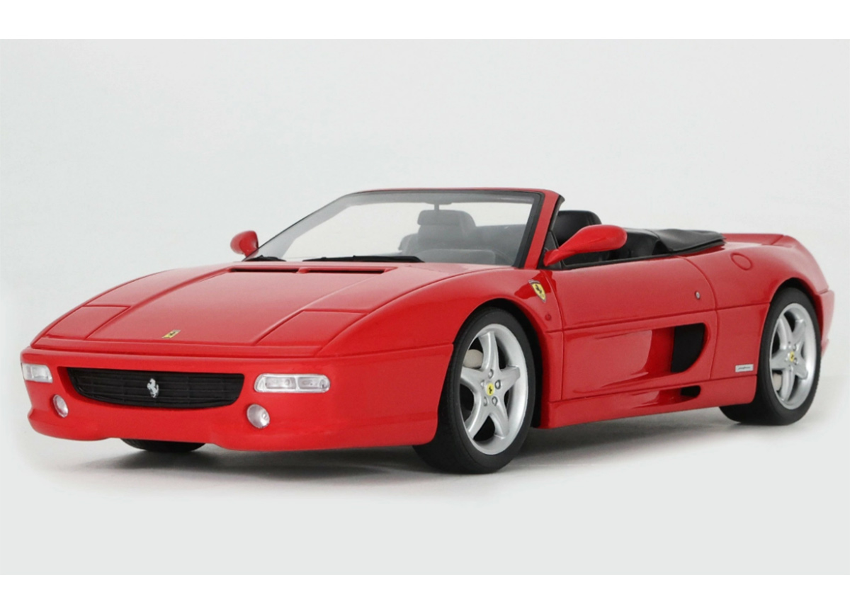 FERRARI F355 SPIDER ROSSO CORSA GT Spirit 1:18 Resinemodell (Türen, Motorhaube... nicht zu öffnen!)