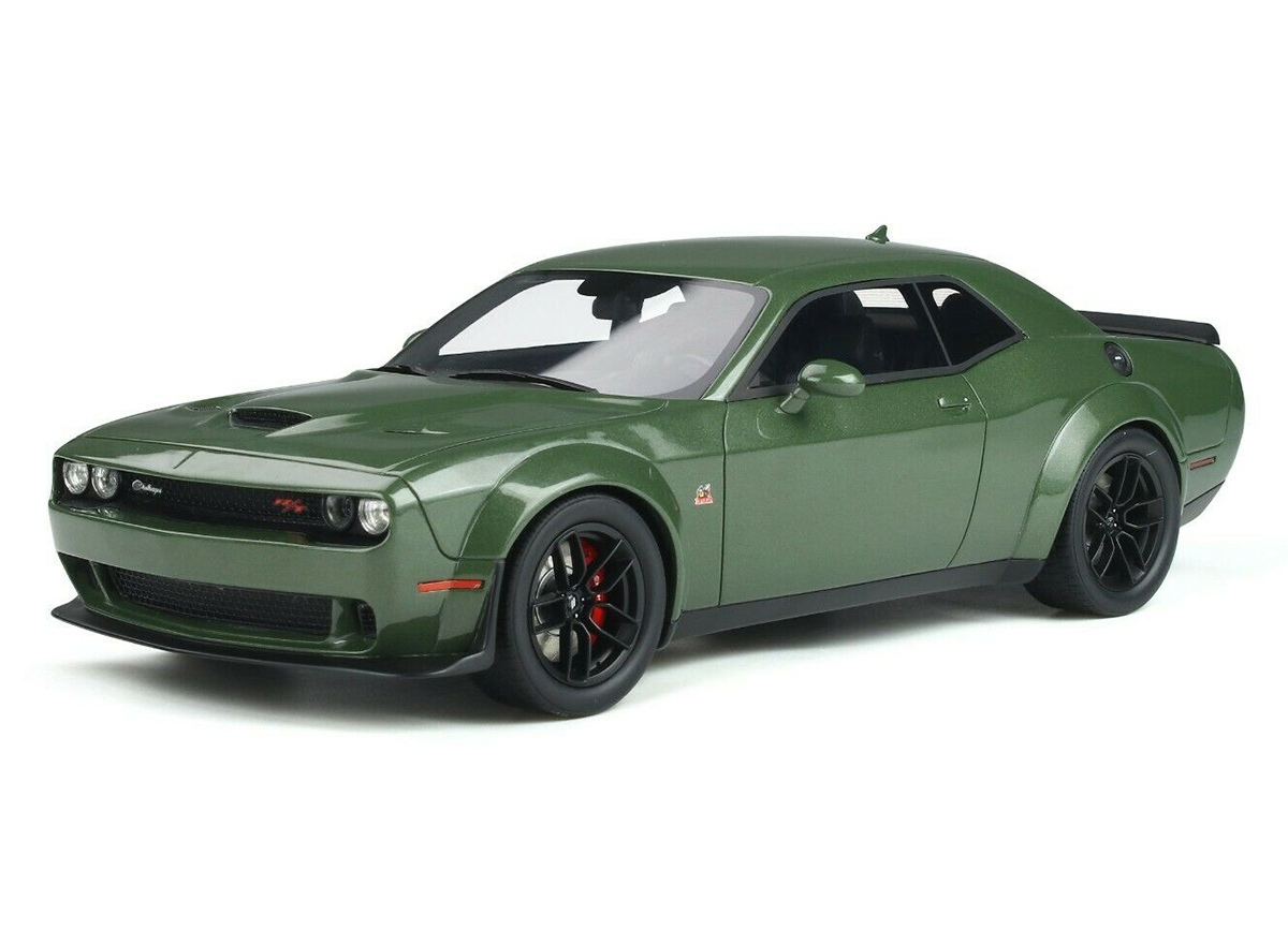 DODGE CHALLENGER R/T 2019 SCAT PACK WIDEBODY GT Spirit 1:18 Resinemodell (Türen, Motorhaube... nicht zu öffnen!)