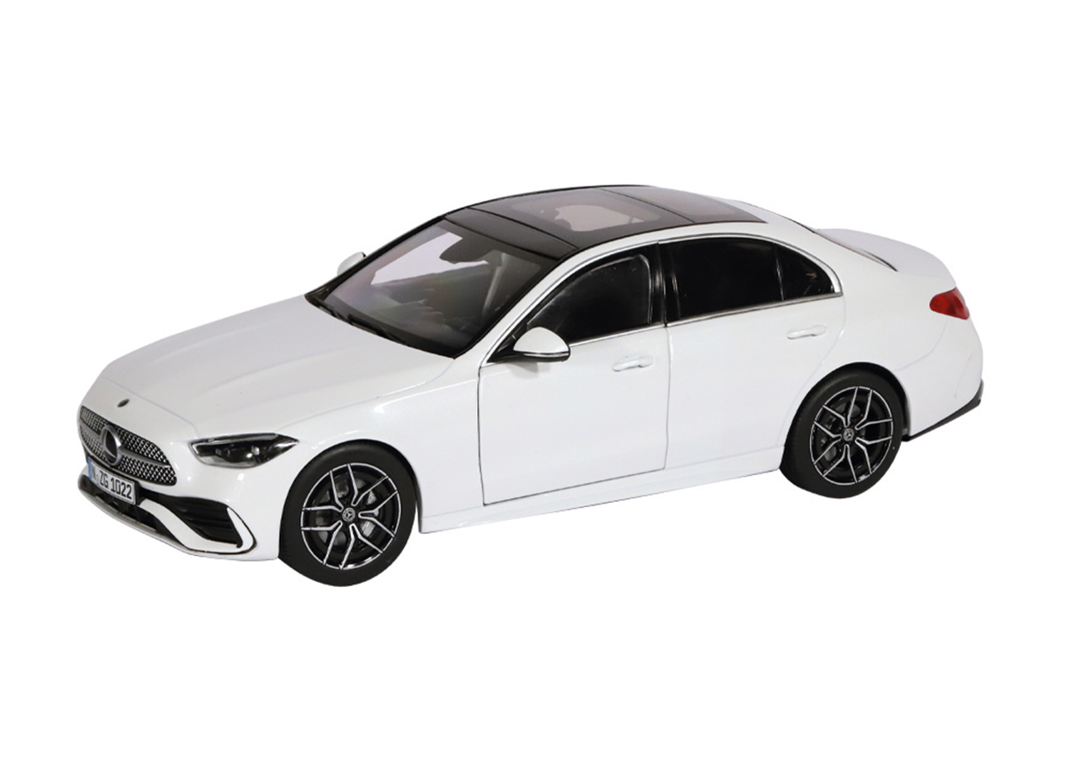 Mercedes C-Klasse (W206) 2021 opalithweiss NZG 1:18 Metallmodell NZG 1:18 Metallmodell