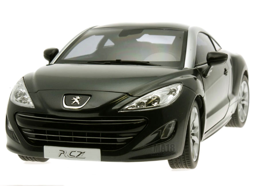 Peugeot RCZ haria grau 2010 Industriemodell (in Peugeot-Verpackung) Norev 1:18