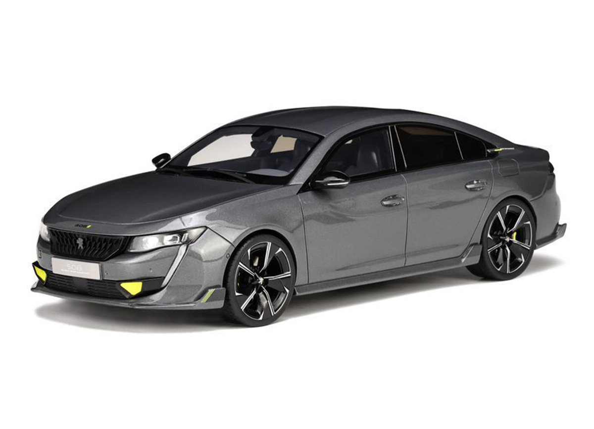 Peugeot 508 Sport Engineered (Concept) Grey 2020 OttO mobile 1:18 Resinemodell (Türen, Motorhaube... nicht zu öffnen!)