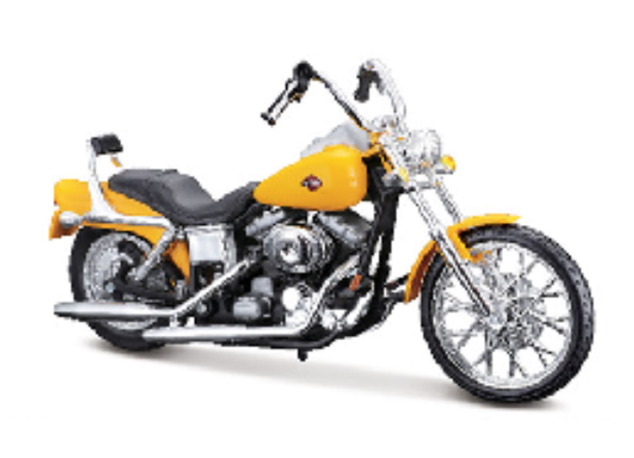 Harley Davidson 2001 FXDWG Dyna Wide Glide Maisto 1:18 Maisto 1:18