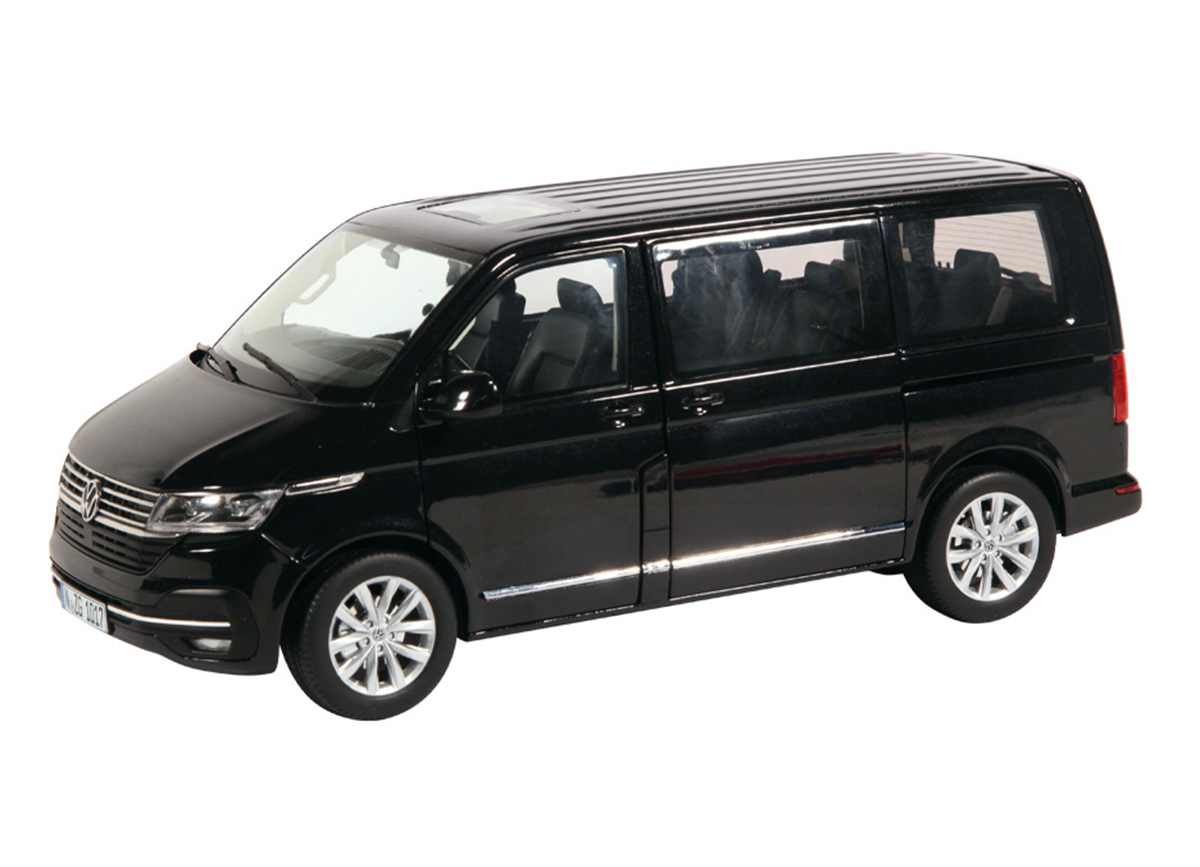 Volkswagen VW Bus T6.1 schwarz NZG 1:18 Metallmodell