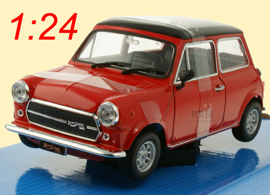 Mini Cooper 1300 rot 1974 Welly 1:24