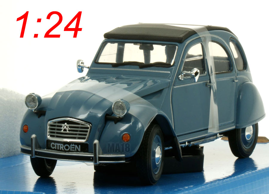 Citroen 2CV blau Welly 1:24
