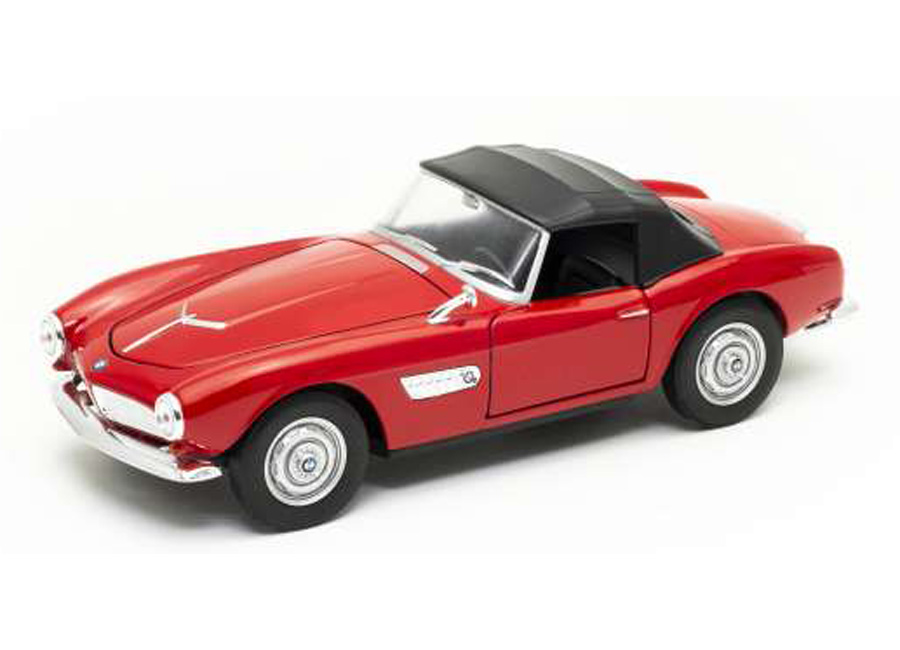 BMW 507 convertible geschlossen, rot Welly 1:24