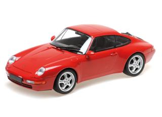 PORSCHE 911 (993) - 1993 - RED Minichamps 1:18 Metallmodell, Türen, Motorhaube... nicht zu öffnen