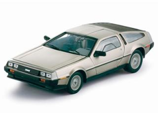 DeLorean 1981 silver Sun Star 1:18