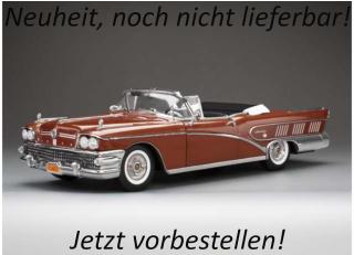 Buick Limited Riviera Open Convertible 1958  garnet red SunStar Metallmodell 1:18  Availability unknown (not before Q2 2026)