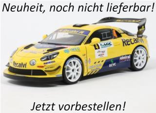 ALPINE A110 RGT+ YELLOW #4 M.FUSTER / D.FUENTES RALLYE DU MONT BLANC 2025 Solido 1:18 Metallmodell Date de parution inconnue (pas avant le 4. trimestre 2026)
