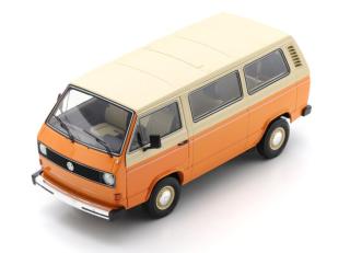 VW T3a L Bus orange/beige   Schuco 1:18