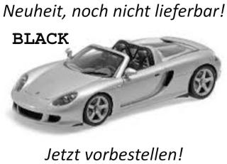 PORSCHE CARRERA GT - 2003 - BLACK Minichamps 1:18 Metallmodell Türen, Motorhaube und Kofferraum zu öffnen!  Availability unknown