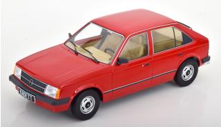 Opel Kadett 1984 D 5-door, red with beige interior Triple9 1:18 (Türen, Motorhaube... nicht zu öffnen!)