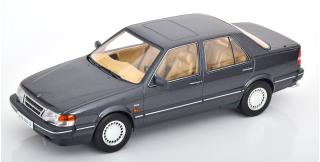 Saab 9000 CD Turbo, 1990 grey metallic Triple9 1:18 (Türen, Motorhaube... nicht zu öffnen!)