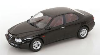 Alfa Romeo 156 1998 schwarz Triple 9 1:18 (Türen, Motorhaube... nicht zu öffnen!)