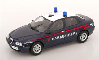 Alfa Romeo 156 Carabinieri 1998 Triple 9 1:18 (Türen, Motorhaube... nicht zu öffnen!)