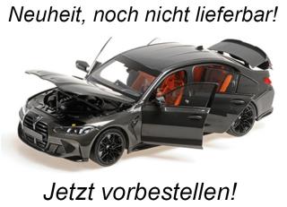 BMW M3 - 2024 - GREY METALLIC Minichamps 1:18 Metallmodell mit zu öffnenden Hauben und Türen!  Availability unknown