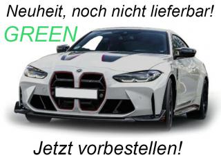 BMW M4 CSL - 2022 - MATT GREEN METALLIC Minichamps 1:18 Metallmodell mit zu öffnenden Türen und Haube(n) <br> Date de parution inconnue