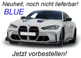 BMW M4 CSL - 2022 - MATT BLUE Minichamps 1:18 Metallmodell mit zu öffnenden Türen und Haube(n) <br> Date de parution inconnue