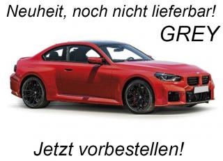 BMW M2 - 2022 - MATT GREY Minichamps 1:18 Metallmodell mit zu öffnenden Türen und Haube(n) <br> Date de parution inconnue