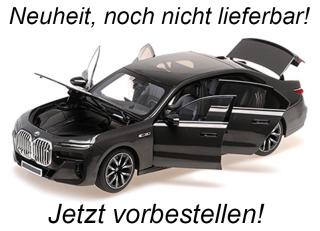 BMW i7 M70 (G70) - 2024 - GREY METALLIC Minichamps 1:18 Metallmodell mit zu öffnenden Hauben und Türen!  Date de parution inconnue