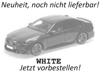 BMW M5 PERFORMANCE PARTS - 2024 - WHITE Minichamps 1:18 Metallmodell Türen, Motorhaube und Kofferraum zu öffnen!