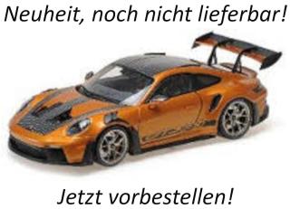 PORSCHE 911 (992) GT3 RS - 2023 - GOLD W/WEISSACH PACKAGE W GOLD WHEELS Minichamps 1:18 Metallmodell Türen, Motorhaube und Kofferraum zu öffnen!  Liefertermin nicht bekannt