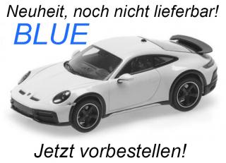 PORSCHE 911 DAKAR - 2022 - BLUE Minichamps 1:18 Metallmodell mit zu öffnenden Türen und Haube(n) <br> Date de parution inconnue