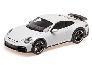 PORSCHE 911 DAKAR - 2022 - GREY METALLIC Minichamps 1:18 Metallmodell mit zu öffnenden Türen und Haube(n)