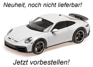 PORSCHE 911 DAKAR - 2022 - GREY METALLIC Minichamps 1:18 Metallmodell mit zu öffnenden Türen und Haube(n)  Disponible à partir de juillet 2025