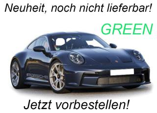 PORSCHE 911 (992) S/T - 2024 - GREEN METALLIC Minichamps 1:18 Metallmodell mit zu öffnenden Türen und Haube(n)  Date de parution inconnue