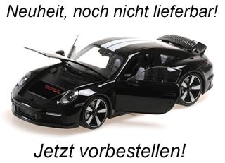 PORSCHE 911 (992) SPORT CLASSIC – 2022 – BLACK Minichamps 1:18 Metallmodell <br> Availability unknown (not before June 2024)