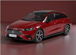 Mercedes-Benz CLA Shooting Brake mit EQ-Technologie patagonia red NZG 1:18 Metallmodell