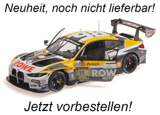 BMW M4 GT3 EVO – TEAM ROWE RACING - A. FARFUS - J. KROHN - R. MARCIELLO - K. VAN DER LINDE - WINNER 24H NURBURGRING 2025 Minichamps 1:18 Metallmodell  Date de parution inconnue