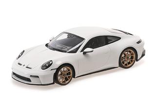 PORSCHE 911 (992) GT3 TOURING - 2022 - WHITE W/NEODYME WHEELS Minichamps 1:18 Resinemodell, Türen, Motorhaube... nicht zu öffnen