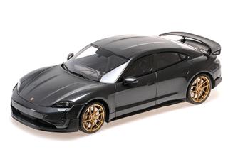 PORSCHE TAYCAN TURBO GT - 2024 - GREY Minichamps 1:18 Metallmodell, Türen, Motorhaube... nicht zu öffnen