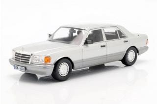 Mercedes 560 SEL W126 Facelift 2.Serie 1985 silber/graumetallic iScale 1:18 Metallmodell, Türen, Motorhaube... nicht zu öffnen