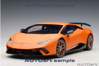 Lamborghini Huracán Performante 2017 (arancio anthaeus/matt orange) (composite model/full openings)  AUTOart 1:12