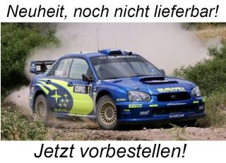 Subaru Impreza WRC 2004 P.Solberg/P.Mills Winner Acropolis Rally, blue/yellow SunStar Metallmodell 1:18<br> Availability unknown (not before Q2 2025)