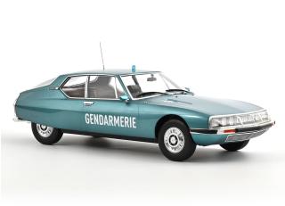 Citroën SM 1973 Gendarmerie Norev 1:12 Metallmodell (Türen/Hauben nicht zu öffnen!)