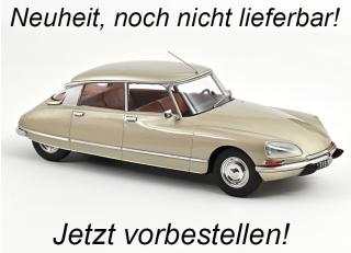 Citroën DS 23 Pallas 1973 Tholonnet Beige  Norev 1:12 Metallmodell (Türen/Hauben nicht zu öffnen!) <br> Date de parution inconnue (pas avant le 4. trimestre 2024)