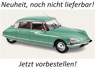 Citroën DS 23 Pallas 1973 Green Metallic  Norev 1:12 Metallmodell (Türen/Hauben nicht zu öffnen!)  Availability unknown (not before Q1 2027)