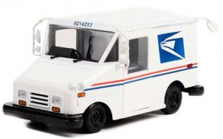 United States Postal Service (USPS) Long-Life Postal Delivery Vehicle (LLV), white Greenlight 1:18