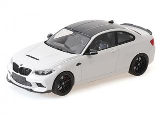 BMW M2 CS - 2020 - WHITE W/BLACK WHEELS Minichamps 1:18 Metallmodell, Türen, Motorhaube... nicht zu öffnen