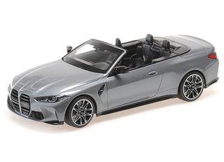 BMW M4 CABRIOLET - 2020 - GREY METALLIC Minichamps 1:18 Metallmodell, Türen, Motorhaube... nicht zu öffnen