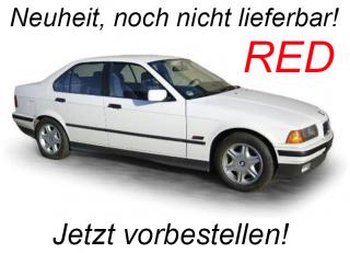 BMW 3ER (E36) LIMOUSINE - 1993 - RED Minichamps 1:18 Metallmodell, Türen, Motorhaube... nicht zu öffnen <br> Date de parution inconnue