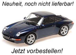 PORSCHE 911 (993) - 1993 - BLUE METALLIC Minichamps 1:18 Metallmodell, Türen, Motorhaube... nicht zu öffnen  Availability unknown