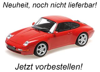 PORSCHE 911 (993) - 1993 - RED Minichamps 1:18 Metallmodell, Türen, Motorhaube... nicht zu öffnen  Date de parution inconnue